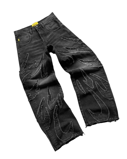 Black Baggy Jeans Y2K