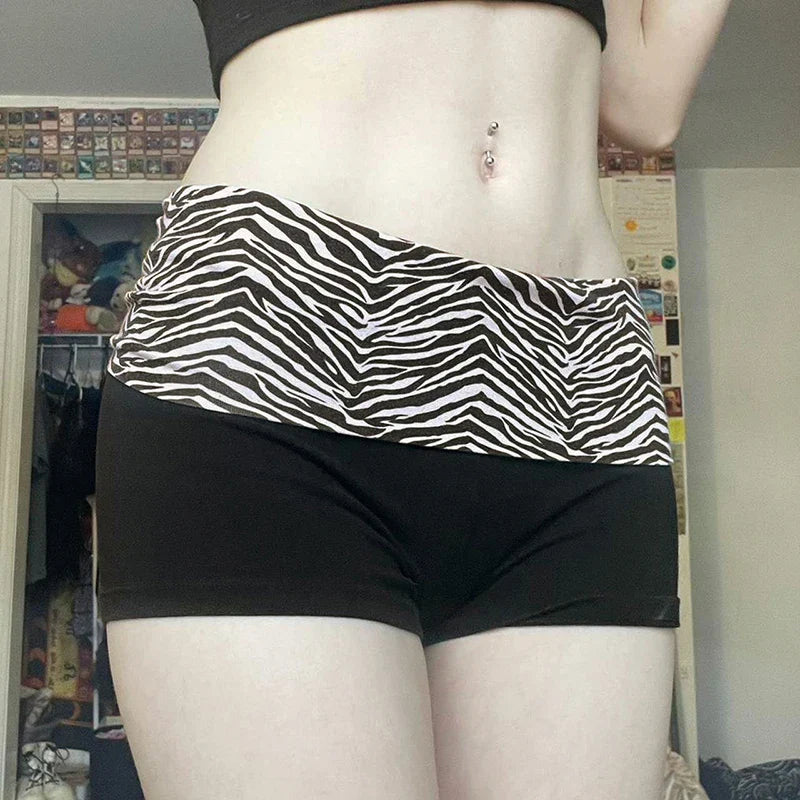 Zebra Print Shorts