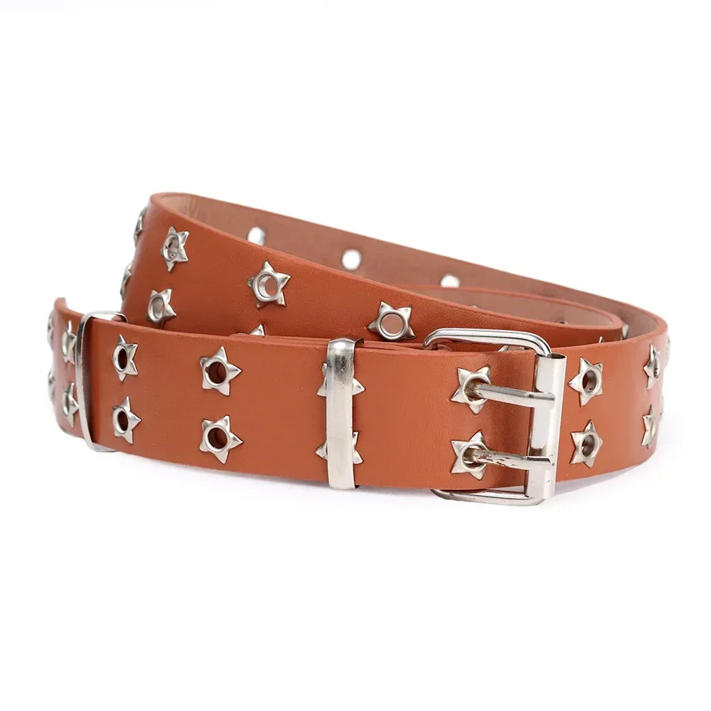 Y2K Star Rivet Belts
