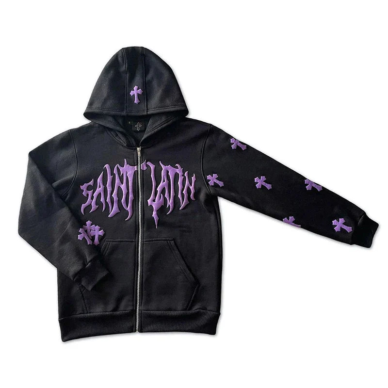 Men Hoodie Zip Up