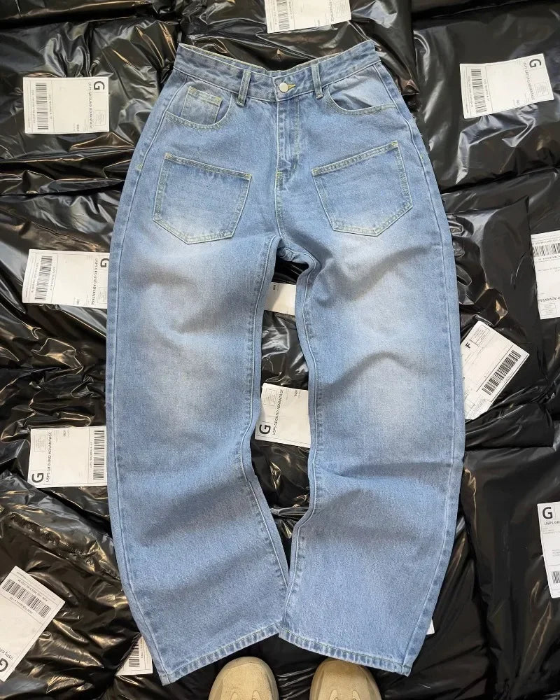 Baggy Jeans Y2K Cherry