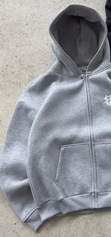 Denim Streetwear Tracksuit Set