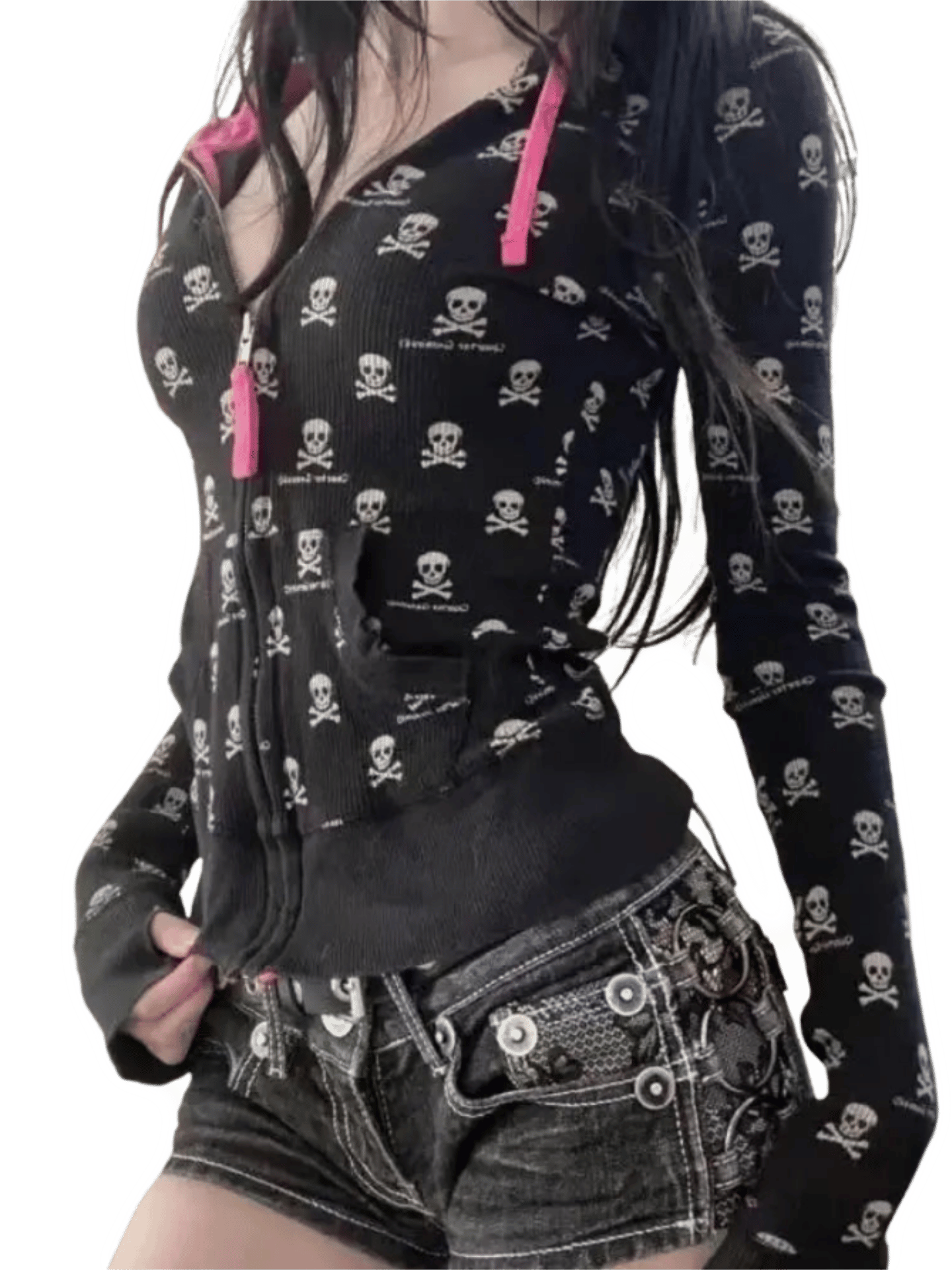 Y2k Skeleton Sweatshirt 